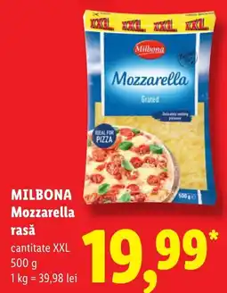 Lidl Milbona Mozzarella rasă Ofertă