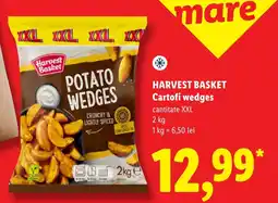 Lidl Harvest Basket Cartofi wedges Ofertă