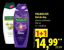 Lidl Palmolive gel de duș Ofertă