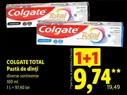 Lidl Colgate Total Pastă de dinți Ofertă