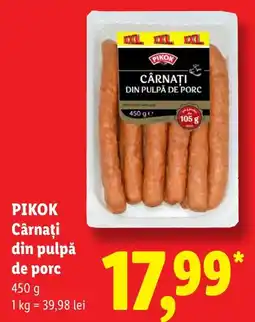 Lidl Pikok cårnați din pulpă de porc Ofertă
