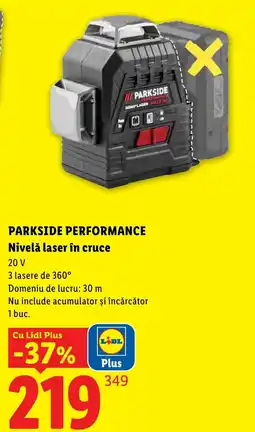 Lidl Parkside performance nivelă laser în cruce Ofertă