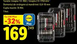 Lidl Parkside set de burghie și bituri Ofertă