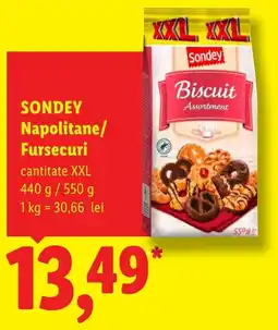 Lidl Sondey biscuit assortment Ofertă