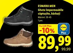 Lidl Esmara men Ghete impermeabile căptușite, bărbați Ofertă