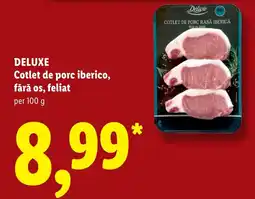Lidl Deluxe cotlet de porc iberico Ofertă