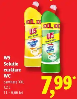 Lidl W5 soluție curățare wc Ofertă