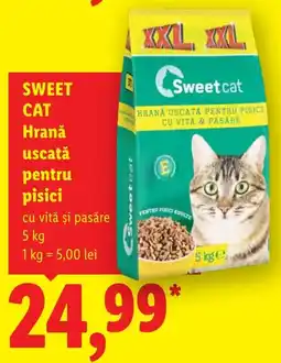 Lidl Sweet cat Hrană uscată pentru pisici Ofertă