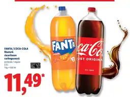 Lidl Fanta / Coca-Cola Ofertă