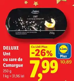 Lidl Deluxe Unt cu sare de Camargue Ofertă