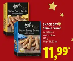 Lidl Snack Day spirale cu unt Ofertă