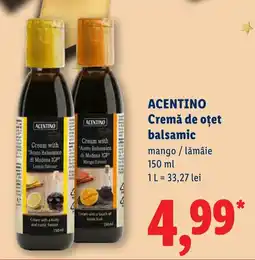 Lidl Acentino cremă de oțet balsamic Ofertă