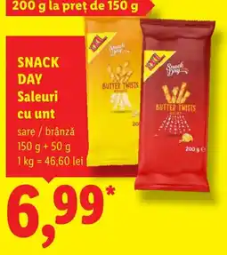 Lidl Snack Day Saleuri cu unt Ofertă