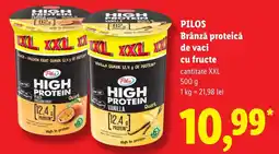 Lidl Pilos brânză proteică de vaci cu fructe Ofertă
