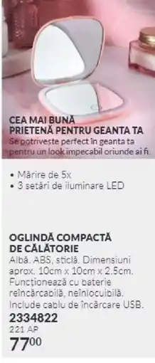 Avon Oglindă compactă de călătorie Ofertă