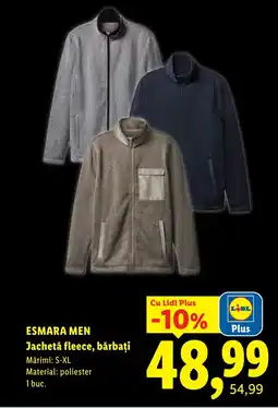 Lidl Esmara men jacheta fleece, bărbați Ofertă