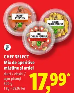 Lidl Chef Select Mix de aperitive măsline și ardei Ofertă
