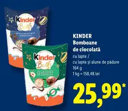Lidl Kinder bomboane de ciocolată Ofertă