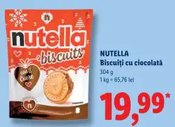 Lidl Nutella biscuiti Ofertă