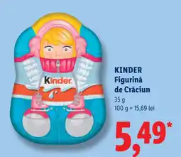 Lidl Kinder Figurină de Crăciun Ofertă