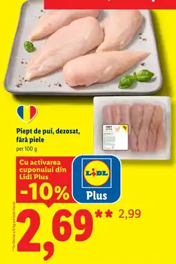 Lidl Lidl Piept de pui, dezosat, fără piele Ofertă