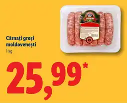 Lidl Agroline cårnați groși moldovenești Ofertă