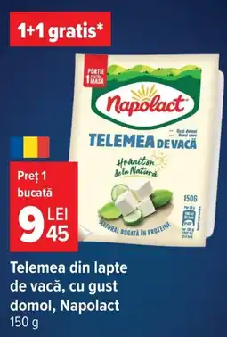 Carrefour Napolact telemea de vaca Ofertă