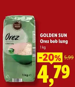 Lidl Golden Sun Orez bob lung Ofertă