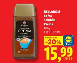Lidl Bellarom cafea solubila crema Ofertă