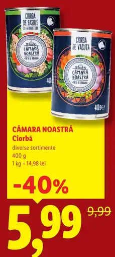 Lidl Cămara Noastră Ciorbă Ofertă