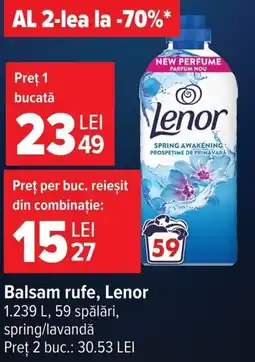 Carrefour Lenor balsam rufe Ofertă