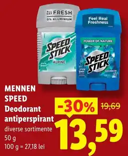 Lidl Mennen Speed Deodorant antiperspirant Ofertă