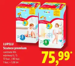 Lidl Lupilu scutece premium Ofertă