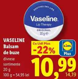 Lidl Vaseline balsam de buze Ofertă