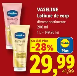 Lidl Vaseline loțiune de corp Ofertă