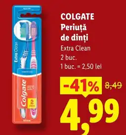 Lidl Colgate periua de dinti extra clean Ofertă