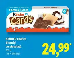 Lidl Kinder Cards Ofertă