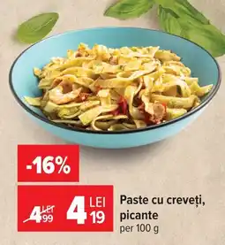 Carrefour Paste cu creveți Ofertă