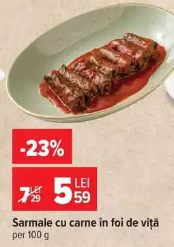 Carrefour Sarmale cu carne în foi de viță Ofertă