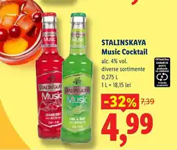 Lidl Stalinskaya Music Cocktail Ofertă