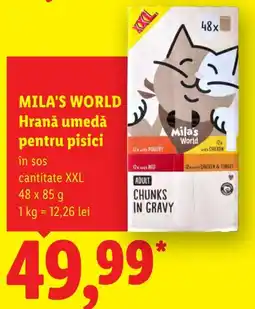 Lidl Mila's World Hrană umedă pentru pisici Ofertă