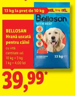 Lidl Bellosan hrană uscată pentru câini Ofertă