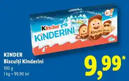 Lidl Kinder Biscuiti Kinderini Ofertă
