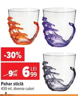 Carrefour Pahar sticlă Ofertă