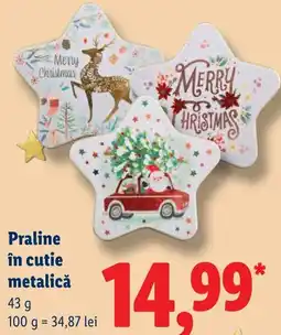 Lidl Praline în cutie metalică Ofertă