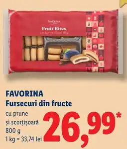 Lidl Favorina fursecuri din fructe Ofertă
