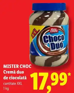 Lidl Mister Choc cremă duo de ciocolată Ofertă