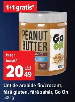 Carrefour Go On unt de arahide Ofertă