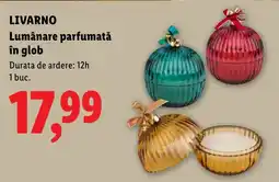 Lidl Livarno lumânare parfumată în glob Ofertă