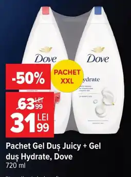 Carrefour Dove gel duș Ofertă